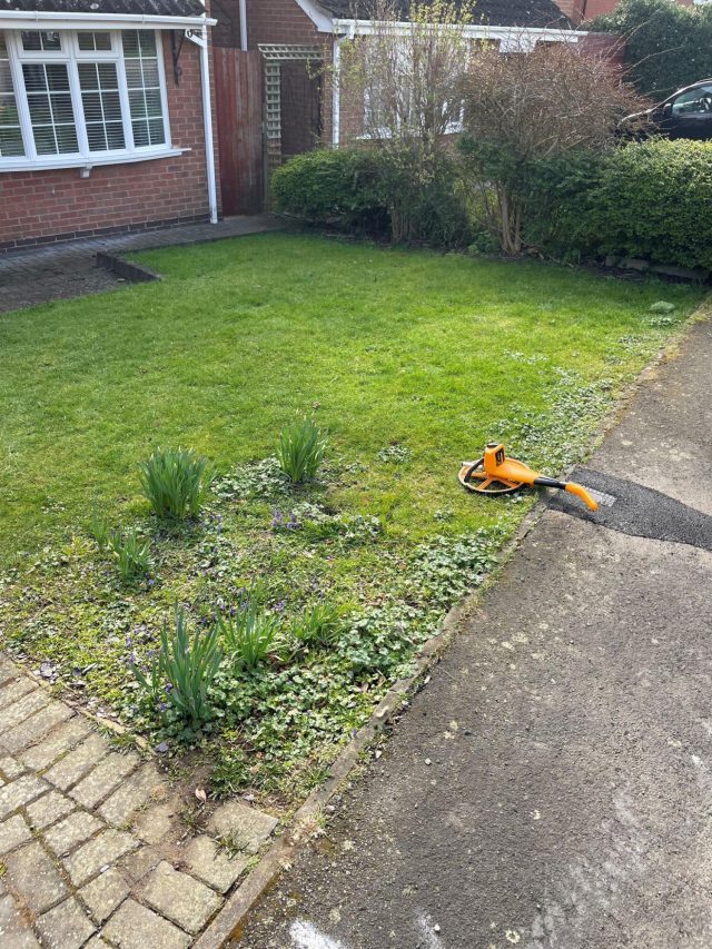 before laying artificial grass.