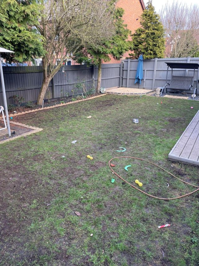 before laying artificial grass.