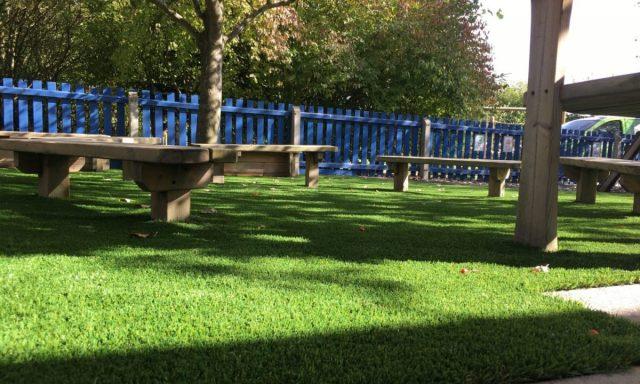 Outside sitting area.